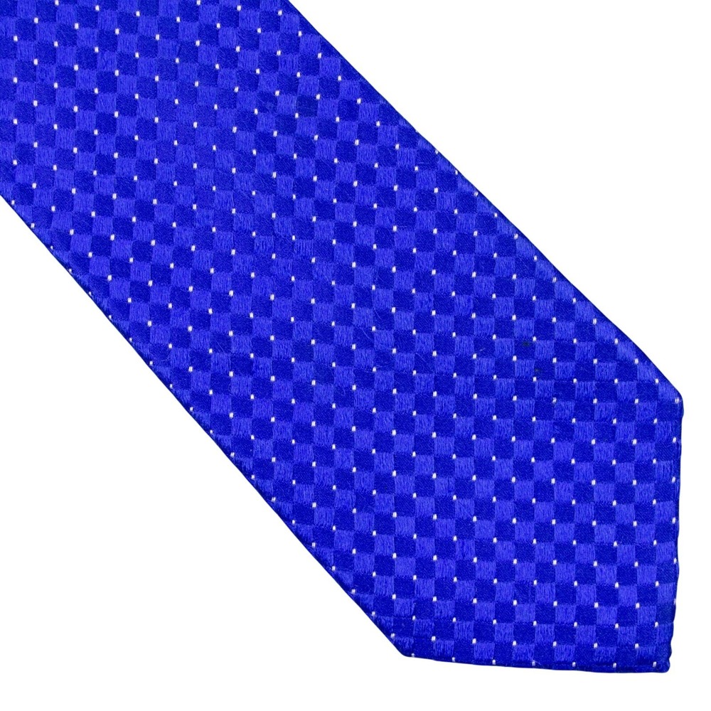 Donald J. Trump Signature Collection Mens Blue 100% Silk Neck Tie‎